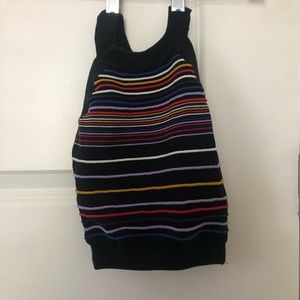 High neck multi colored crop top nagnata